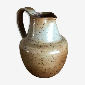 Nice speckled enamelled sandstone pitcher