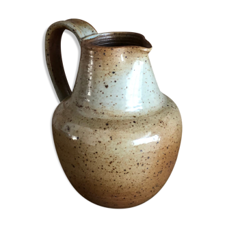 Nice speckled enamelled sandstone pitcher