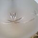 Vintage Ceiling Light | Matte White Glass with Cut-Out Pattern, 1960-1970 Belgium
