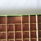 Old wooden mosaic set