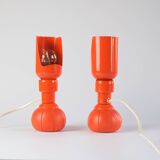 Rare Pair of Mid-Century Gino Sarfatti Model 600P Lamps for Arteluce, Italy 1966