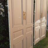 2 pairs of large 19th-century Haussmann-style cupboard doors.