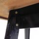Bistro table Henri Julien, model Tolix T55 with a Formica top, 1950s.
