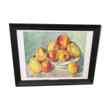 Still life with apples