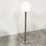Vintage chrome and glass floor lamp, 1970s