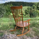 Wooden rocking-chair