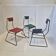Set of 3 vintage 1950s chairs