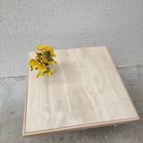 Travertine coffee table