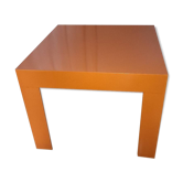 Table basse vintage Flair en plastique orange