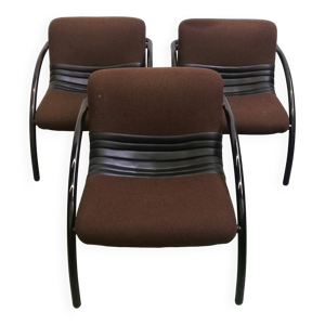 Suite de 3 chauffeuses