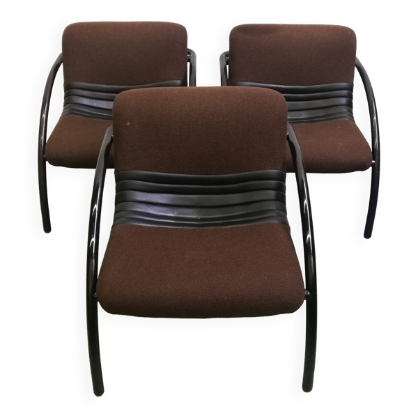 Suite de 3 chauffeuses Airborne