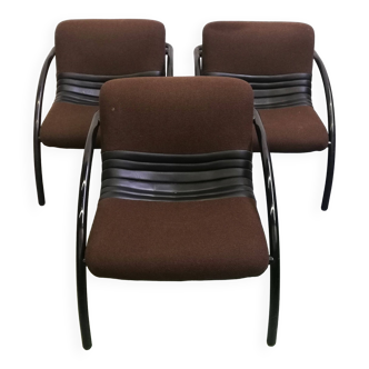 Suite of 3 Airborne armchairs
