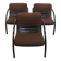 Suite de 3 chauffeuses Airborne