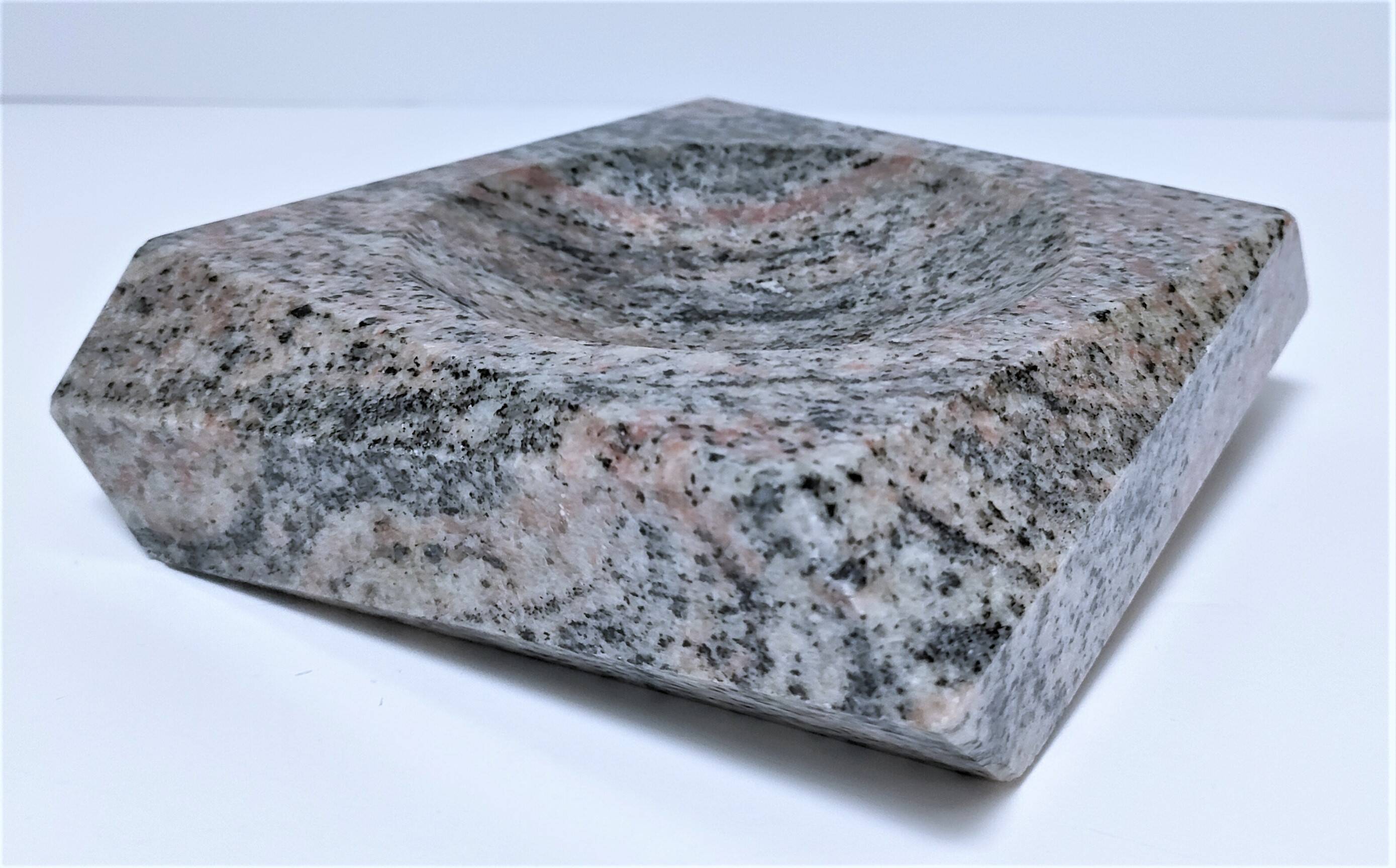 Pink granite pocket emptier from the 80s