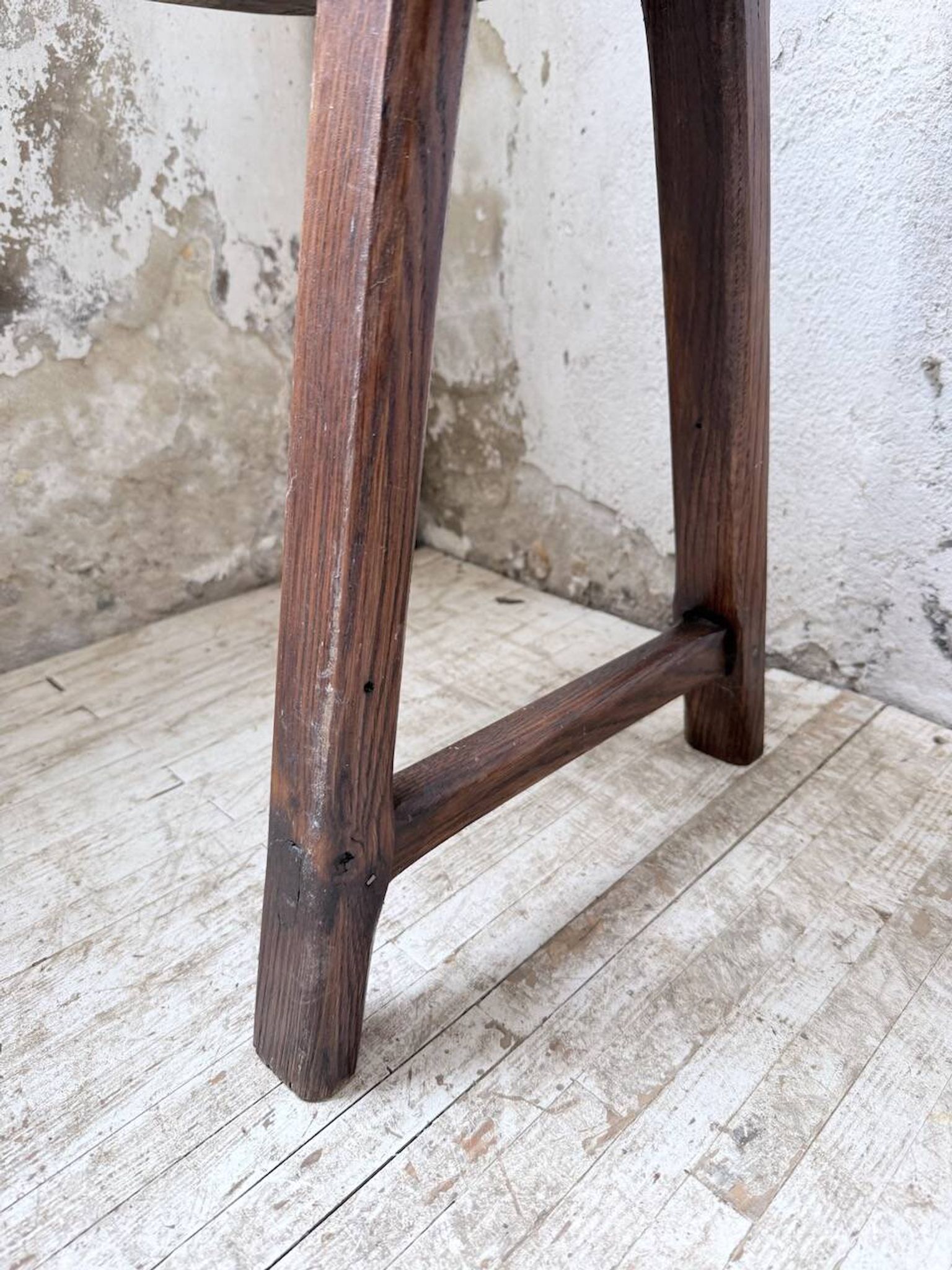 Banc de ferme chêne 1950