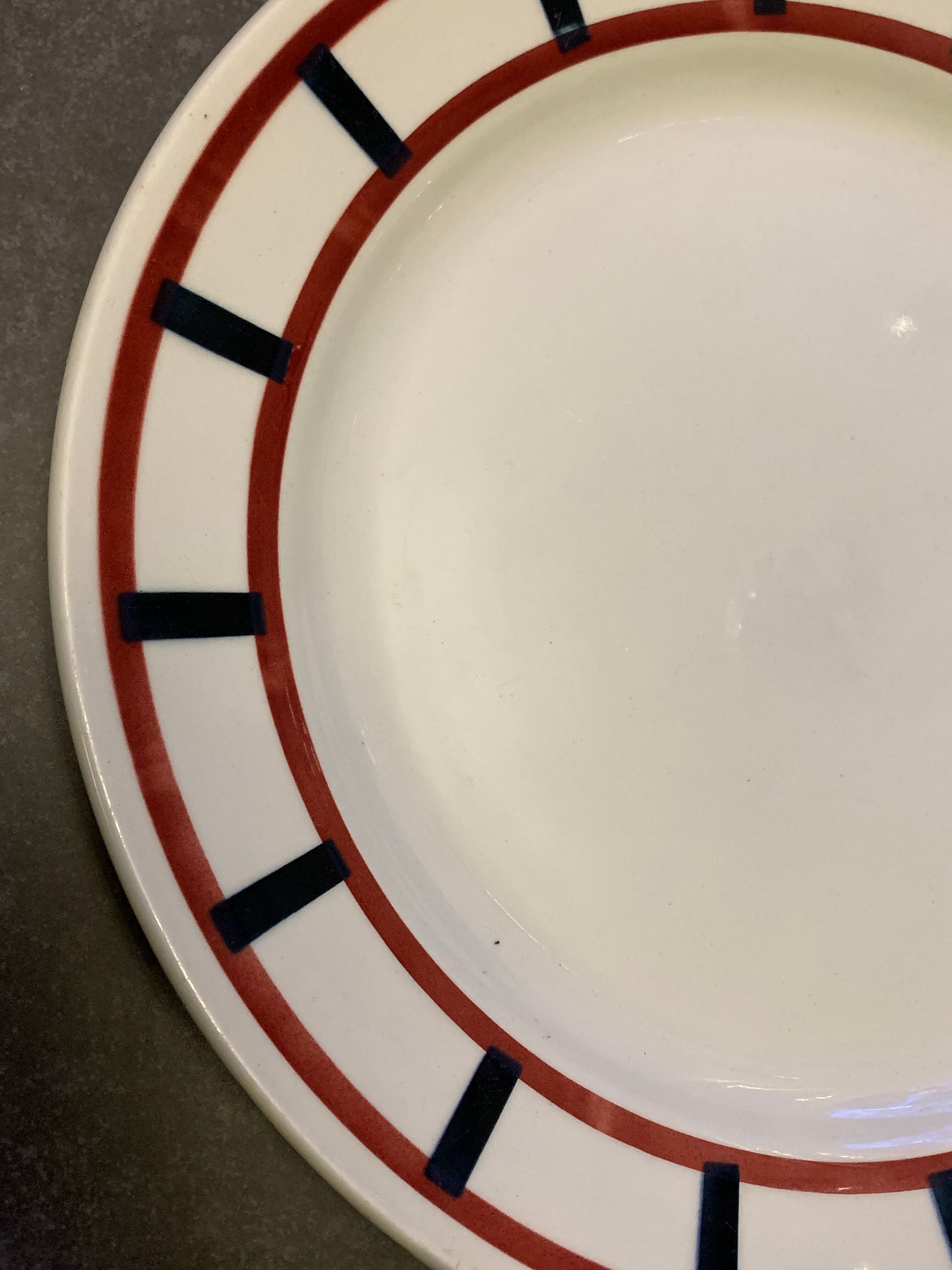 Old French earthenware dish Fénal Badonviller, Béarn model