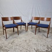 Vintage Danish dining chairs from the 1960s by Vestervig Eriksen.