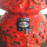 Vintage Vase West Germany in glazed ceramic 70s