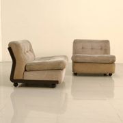 Pair of "Amanta" armchairs by Mario Bellini for C&B Italia, 60s