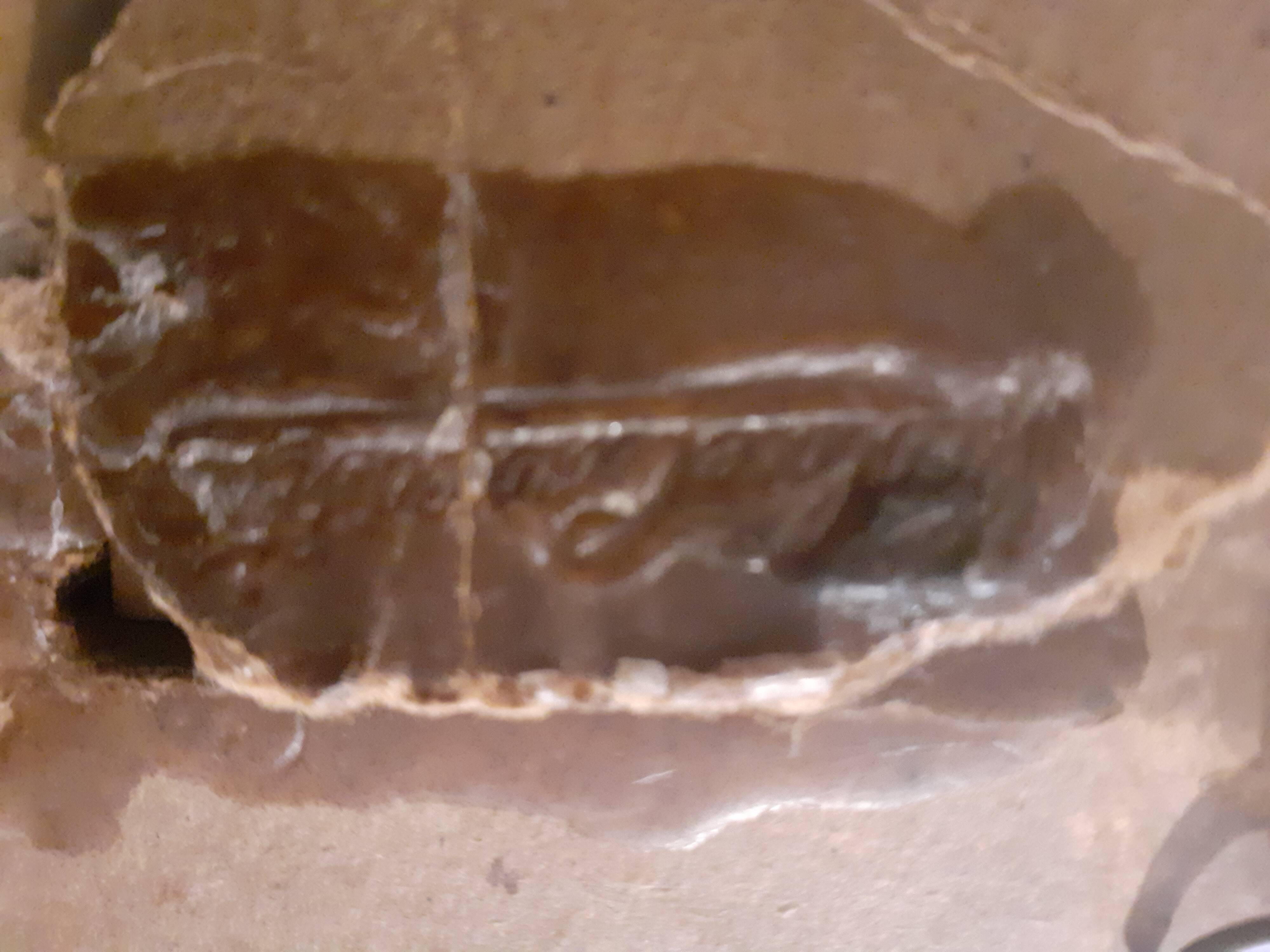 Miniature oil painting 8/3 frame 18.7/14.3 cm