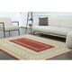 1970s Vintage Turkish Oushak Handmade Wool Cotton Beige Area Rug 194x263