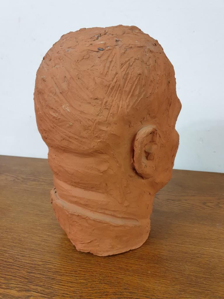 Sculpture man's head