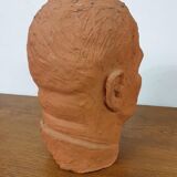 Sculpture man's head
