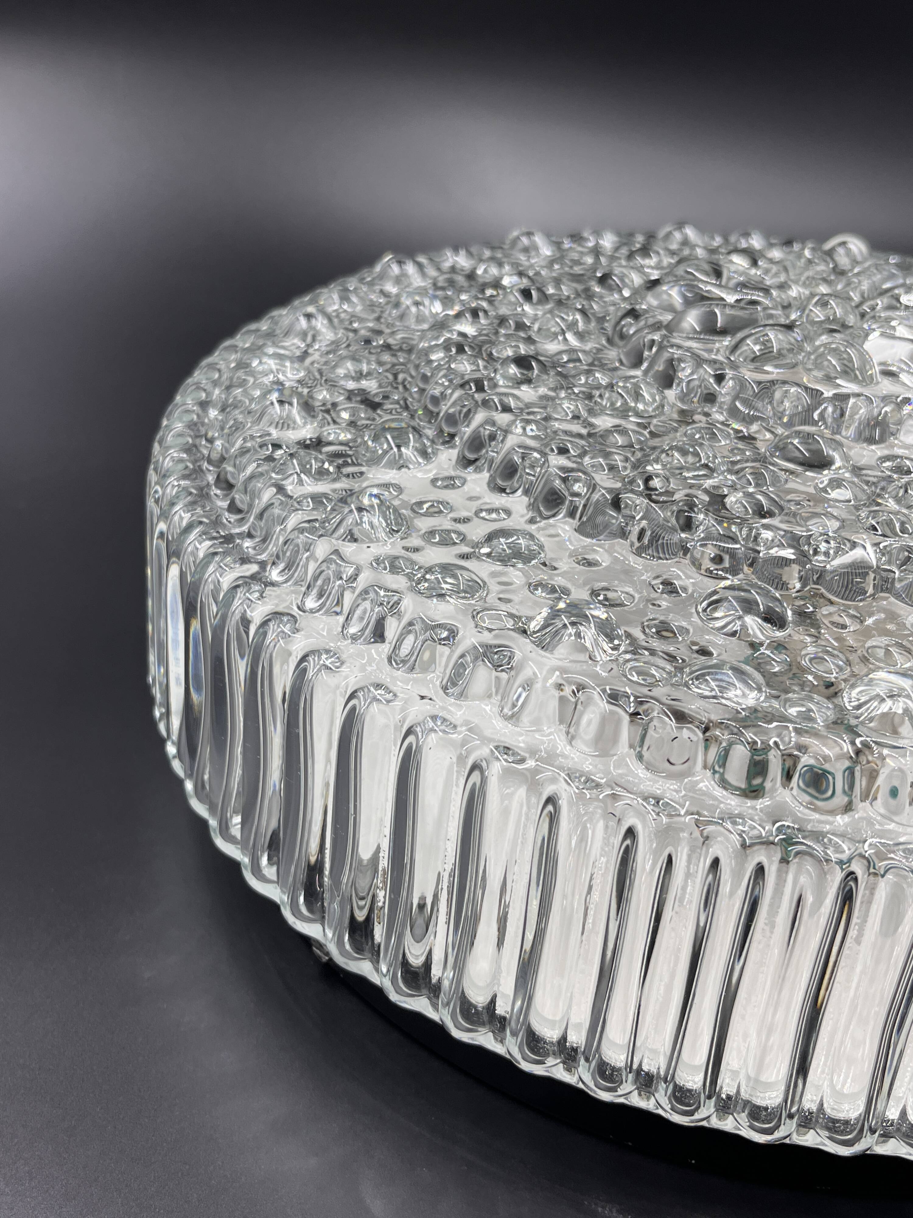 Plafonnier en verre Helena Tynell pour Limburg