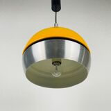 Lampe pendentif en métal danois, années 1970