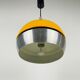 Danish metal pendant lamp, 1970s