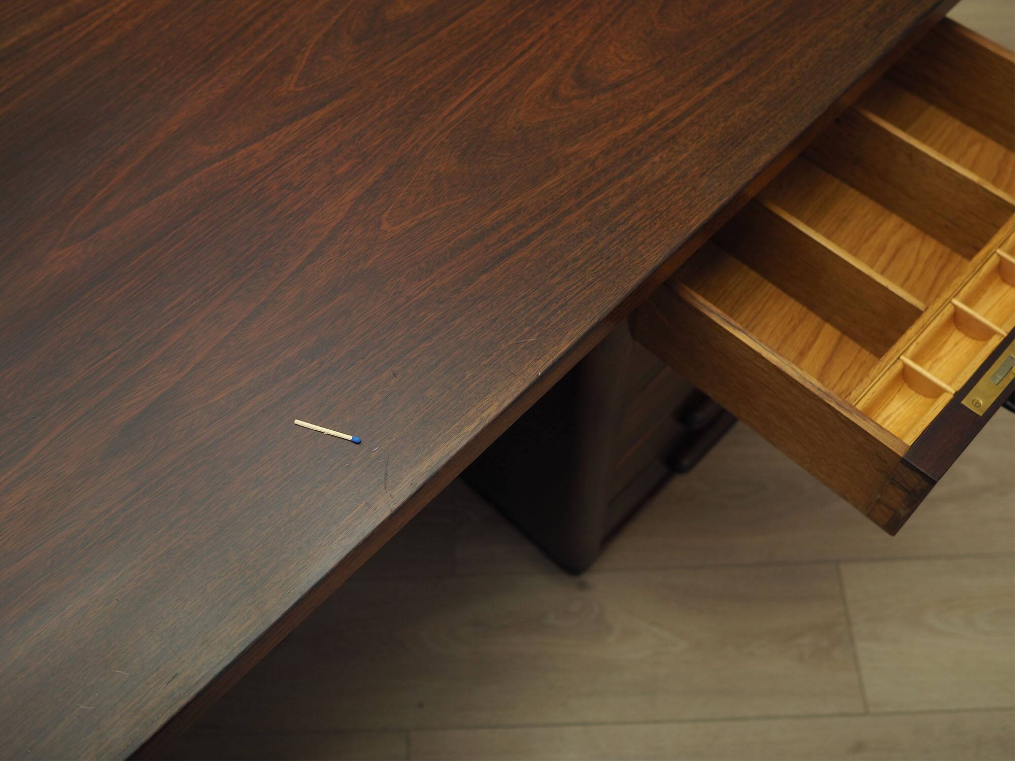 Walnut desk, Danish design, 1960s, production: Denmark