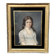 Old pastel portrait on canvas of a young noble, signed and dated 1899 on the back, gilt frame.