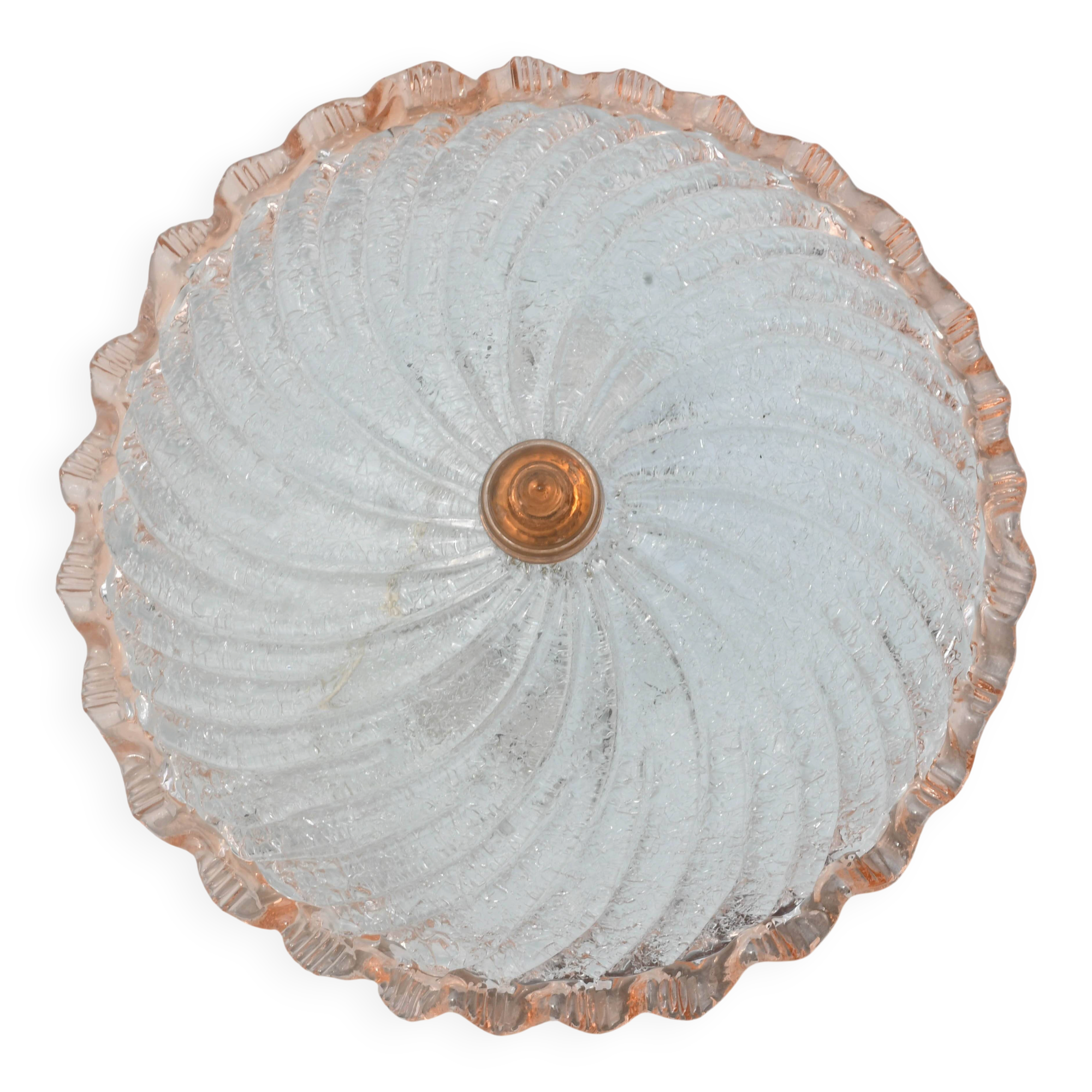 Lustre en verre de Murano Lady Pink, Murano, 1970