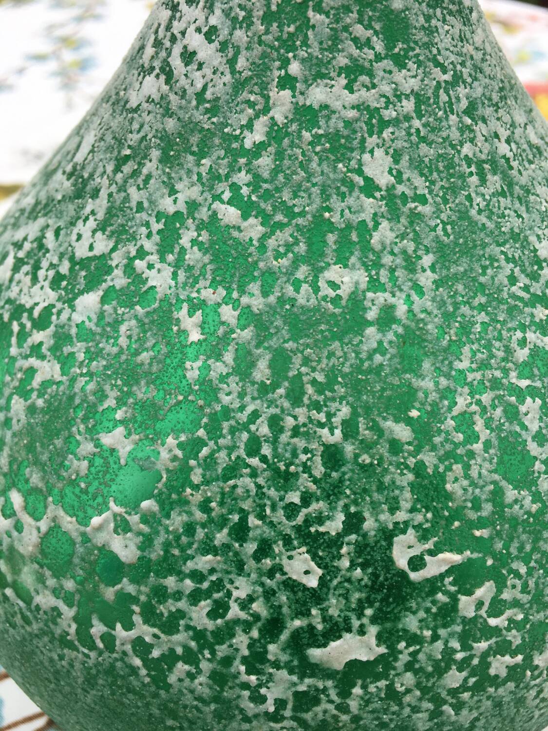 Glass soliflore vase