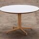 Table basse "La Fonda" de Charles Ray Eames avec base en métal, 1955