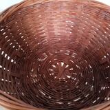 Ikebana basket Japan woven bamboo XXth