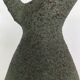 Pichet Accolay en grès, terre chamotée, couleur pistache, vers 1950/1960