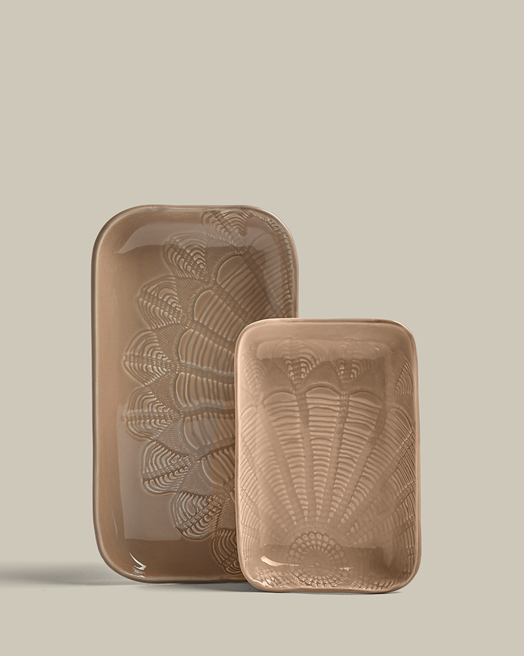 Box plata glossy grège S,M