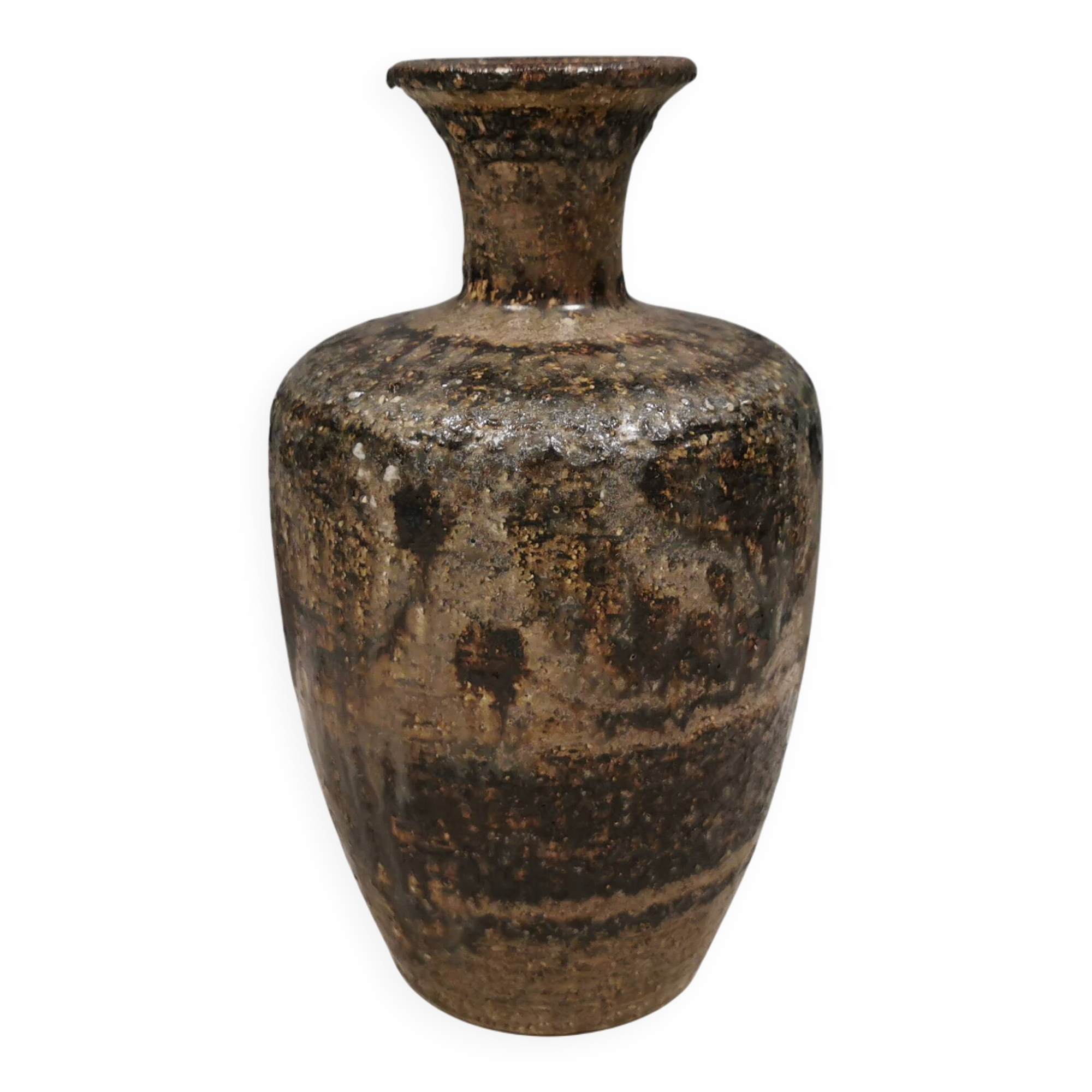 Unique vase from Søholm Denmark 1970s.