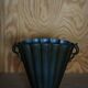 Just Andersen Art Deco Vase in Patinated Disco Metal, Denmark, 1930s, Model D20
