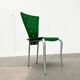 Postmodern green Italian accent chair, 1980s