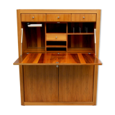 Secrétaire des années 1970 en noyer, Domicil Furnitures Danemark