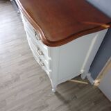 Restored chest of drawers louis xv model