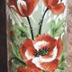 Vase rouleau Art Nouveau. (Opaline)