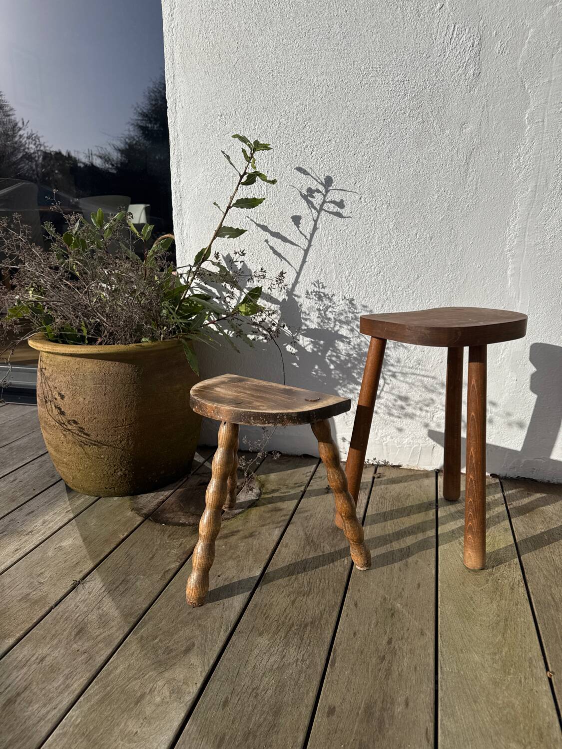 Brutalist stool