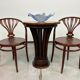 Art Deco coffee table in walnut
