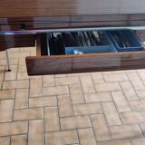 Vintage brown formica table