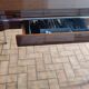 Vintage brown formica table