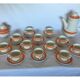 Vintage orange and red coffee set saint amand bahia coffee pot cups saucer