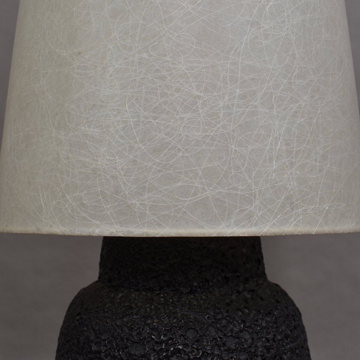 Vintage German ceramic floor lamp from Scheurich, 1970s